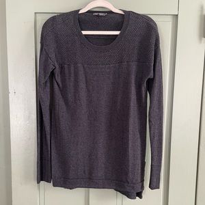 Toad & Co Merino Wool Tencel Lightweight Drop Hem Sweater